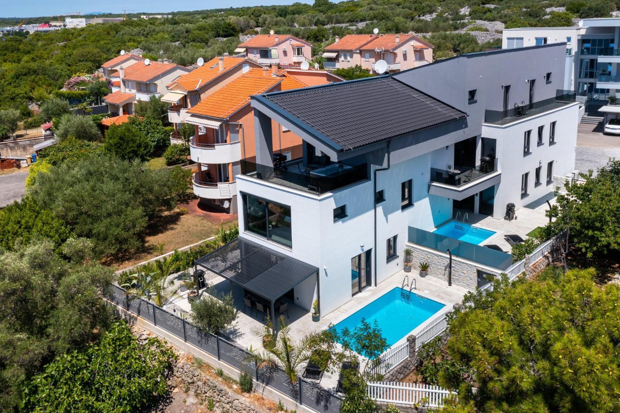 Luxury Villa Adria Apartments 克尔克 外观 照片